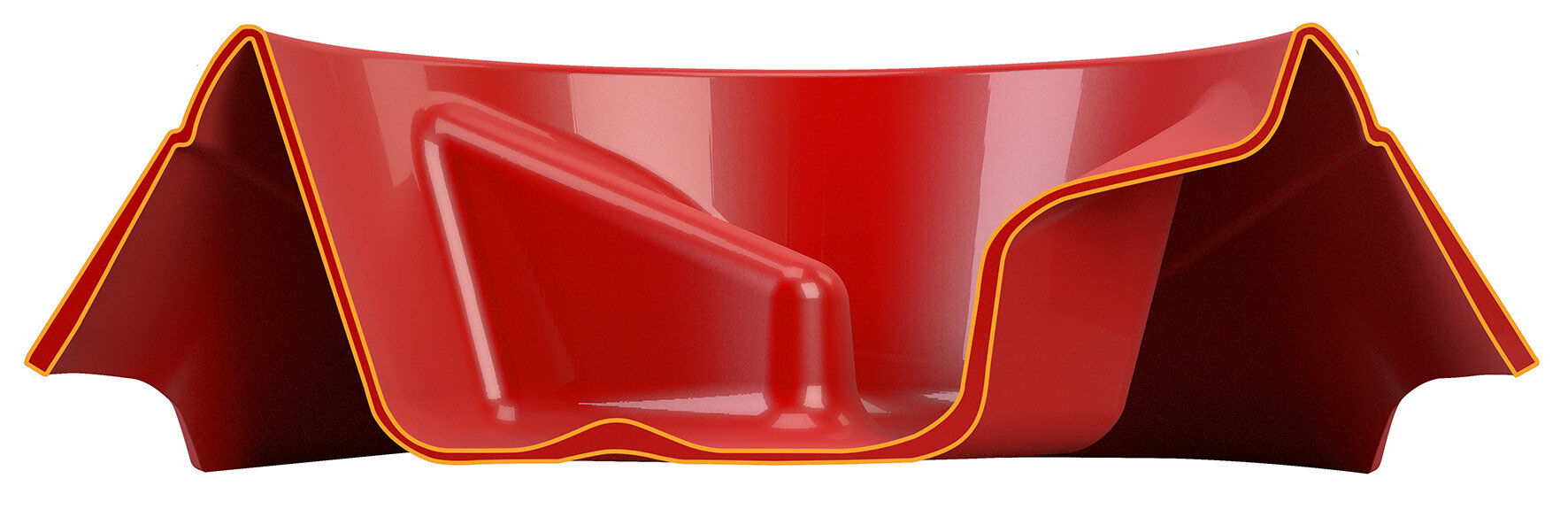 Ferplast - Ecuelle Anti-glouton Magnus Slow Rouge - S Image num&eacute;ro 2
