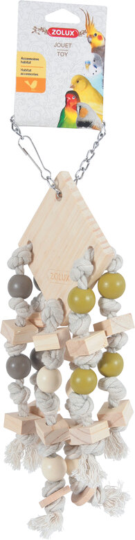 Zolux - Jouet à Suspendre 6 Cordes pour Oiseaux - 48cm Image numéro 1 Zolux - Jouet à Suspendre 6 Cordes pour Oiseaux - 48cm Image numéro 1
