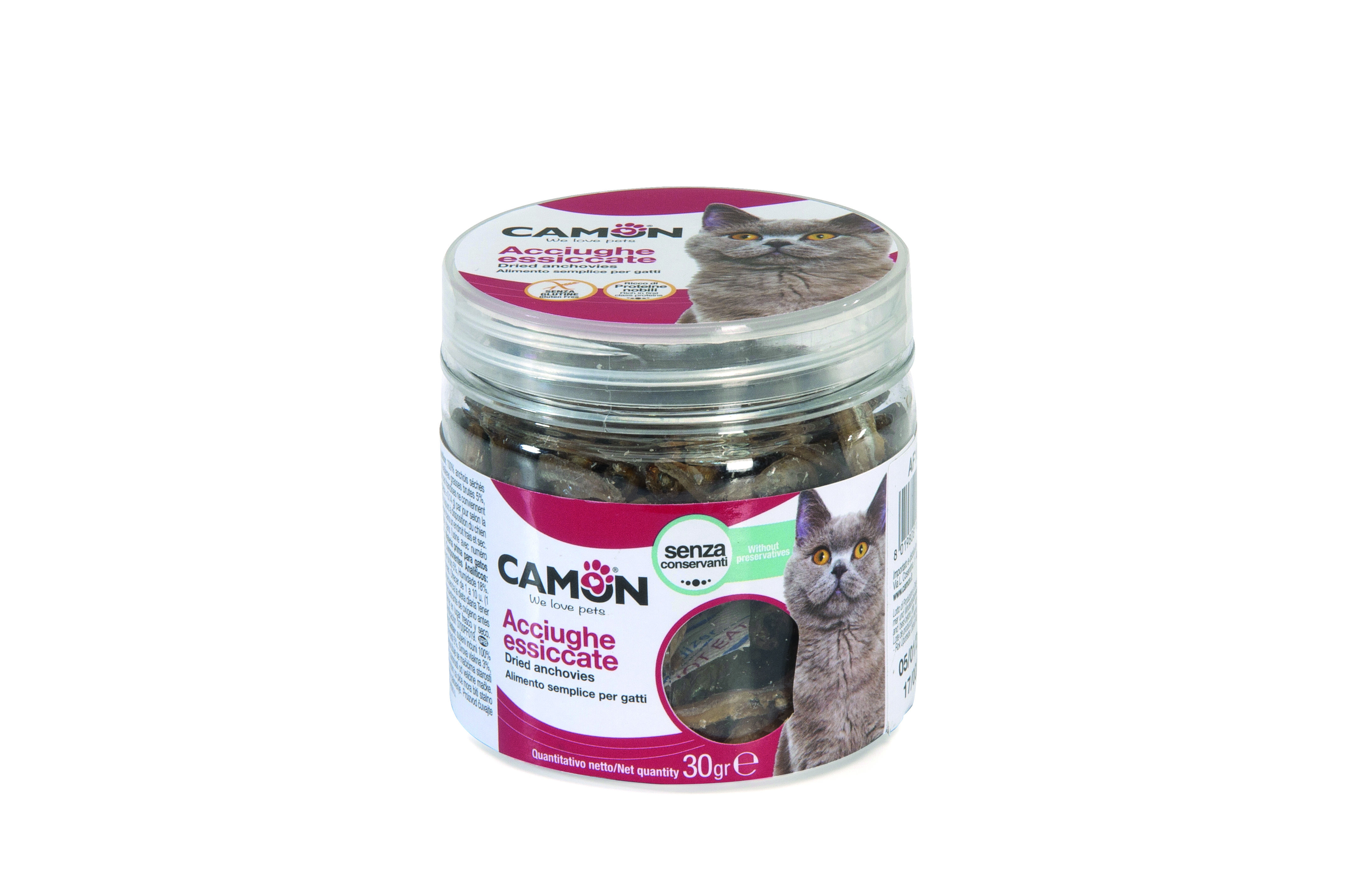 Camon - Friandises Anchois S&eacute;ch&eacute;s pour Chats - 30g Image num&eacute;ro 1