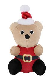 Wouapy - Jouet PelucheOurson Père Noël pour Chiens - 13,5cm