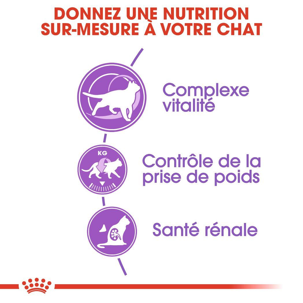 Royal Canin - Croquettes Sterilised 7+ pour Chat Senior - 1,5Kg Image num&eacute;ro 4