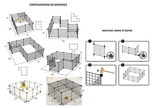 Lifland - Enclos Modulable Restpark pour Rongeurs Image num&eacute;ro 2