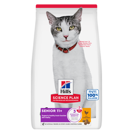 Hill's - Feline Senior 11+ Poulet pour Chat