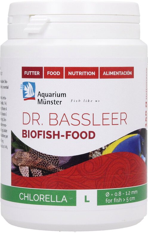 Aquarium Münster - Aliment Biofish Food CHLORELLA L - 150g Image numéro 1 Aquarium Münster - Aliment Biofish Food CHLORELLA L - 150g Image numéro 1