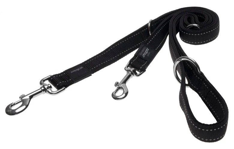 Rogz - Laisse Utility Multiple Noir pour Chiens - 180x2,5cm Image numéro 1 Rogz - Laisse Utility Multiple Noir pour Chiens - 180x2,5cm Image numéro 1