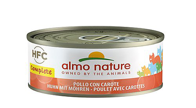Almo Nature - Pâtée en Boîte HFC au Poulet et Carottes pour Chat - 70g