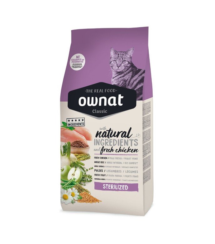 Ownat - Croquettes Classic Sterilized pour Chats image number null