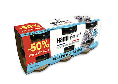 Hamiform - Recettes de la Mer Gourmandes aux Poissons - 6x80g /- 50% sur le 2ème