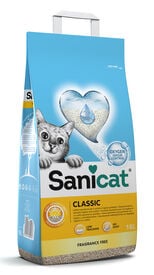 Sanicat - Litière Classique sans Parfum pour Chats - 16L