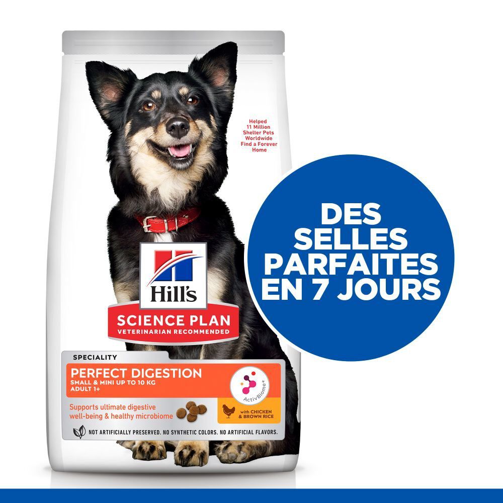 Hill's Science Plan - Perfect Digestion Small & Mini Croquettes Pour Chien  -  1,5kg Image num&eacute;ro 2