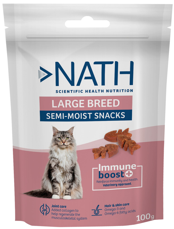 Nath - Friandises Large Breed Immune boost+ pour Grands Chats - 100g image number null