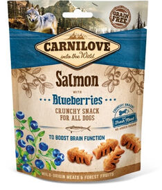Carnilove - Friandises Crunchy Saumon et Myrtilles pour Chien - 200g