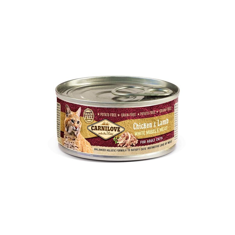 Carnilove - Pâtée Adulte Poulet et Agneau pour Chats - 100g Image numéro 1 Carnilove - Pâtée Adulte Poulet et Agneau pour Chats - 100g Image numéro 1