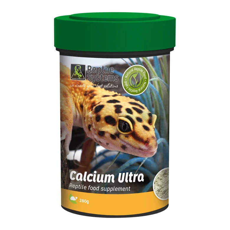 Reptile Systems - Calcium Ultra Naturel pour Reptiles - 280g Image numéro 1 Reptile Systems - Calcium Ultra Naturel pour Reptiles - 280g Image numéro 1
