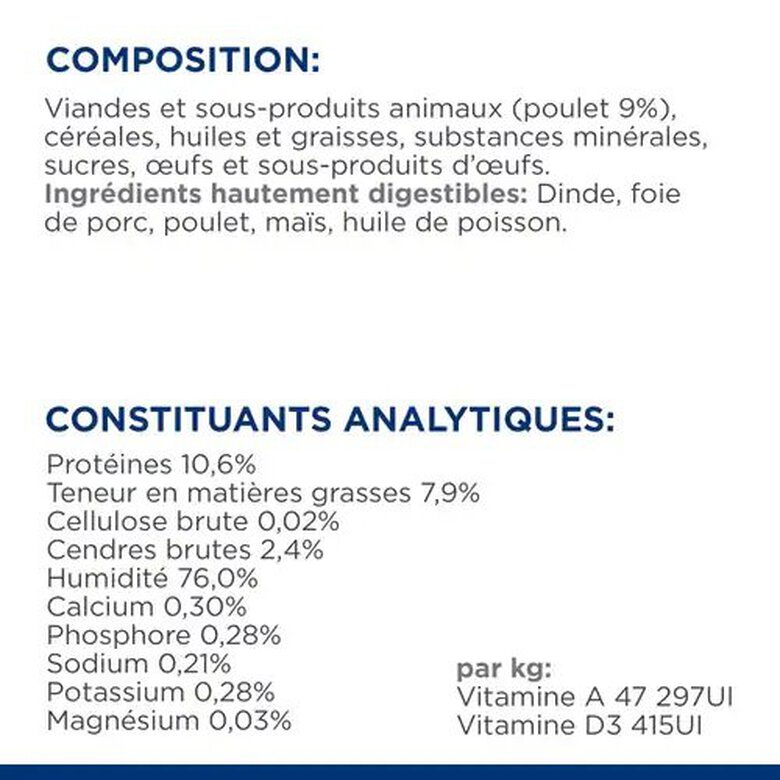 Hill's - Pâtée Prescription Diet A/D Urgent Care au Poulet pour Chiens et Chats - 24x156g image number null