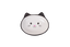 Leeby - Gamelle Forme T&ecirc;te de Chat en C&eacute;ramique pour Chats - 120 ml Indicateur image num&eacute;ro 4