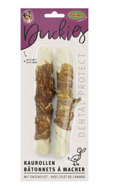 Bubimex - Friandises Duckies B&acirc;tonnets &agrave; M&acirc;cher au Canard - 90g