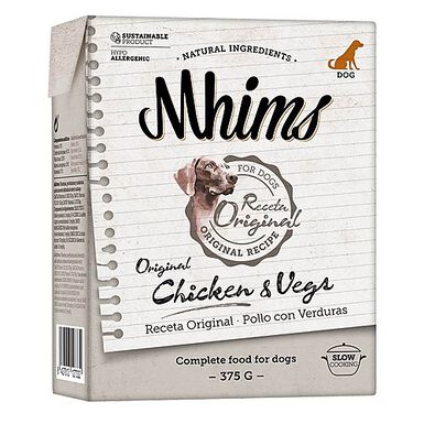 Mhims - Aliment Chicken & Vegs au Poulet pour Chien - 375g