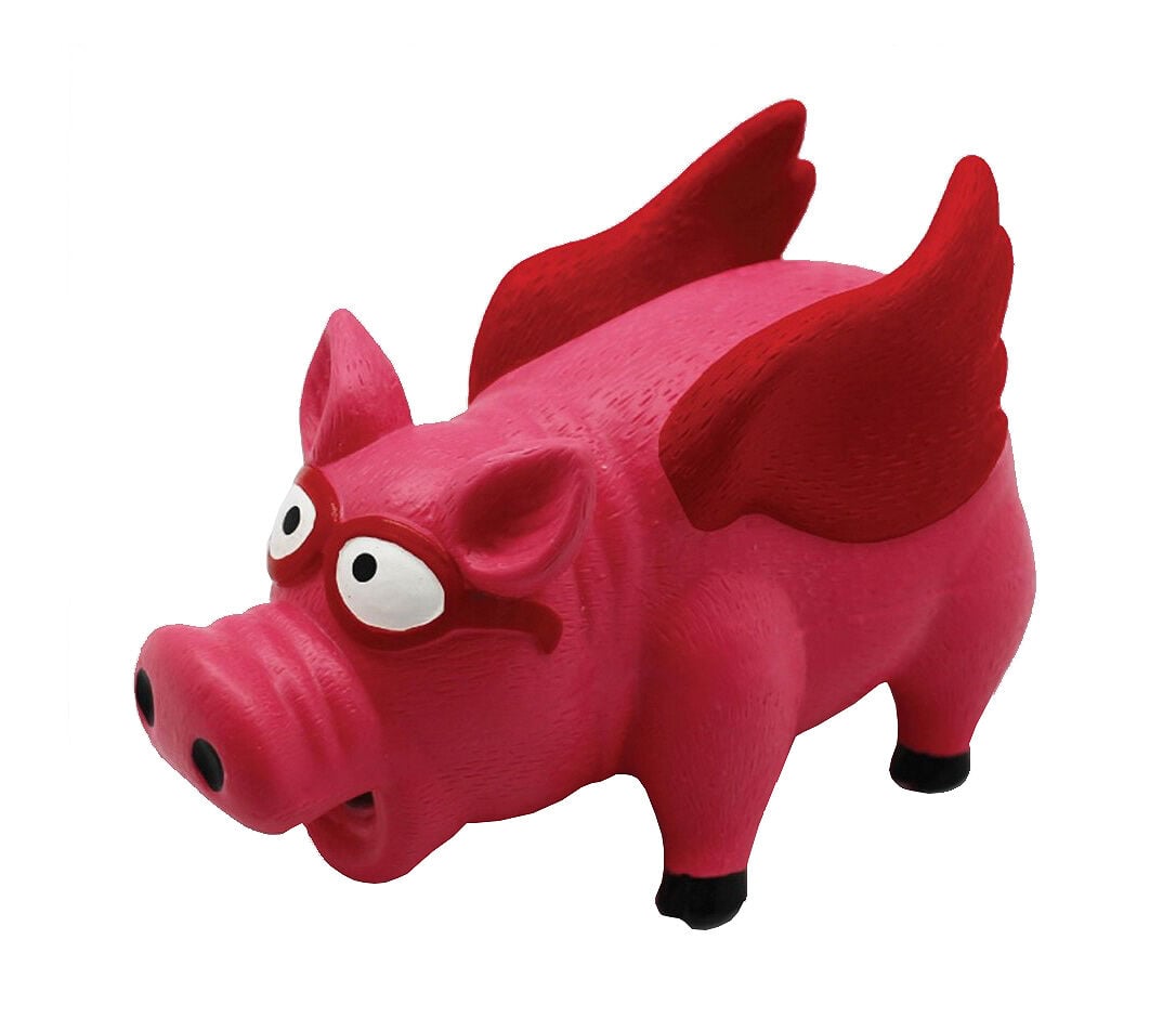 Anka - Jouet Super Cochon Pig Fly pour Chiens - 16cm Image num&eacute;ro 1