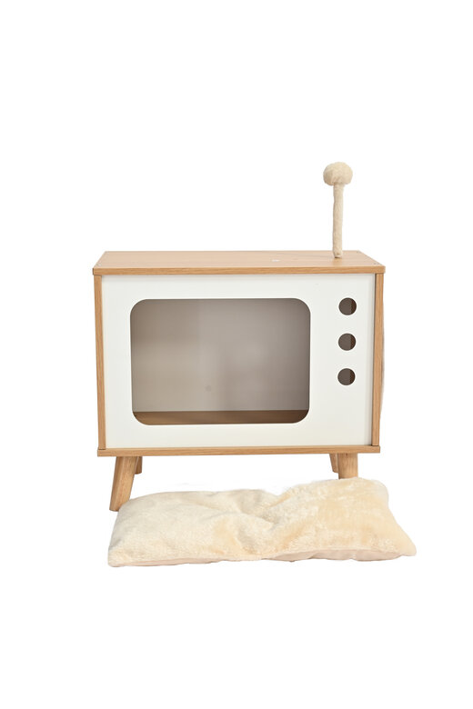 Leeby - Habitat Griffoir Meuble TV pour Chats - 48x28x60,5cm Image numéro 9 Leeby - Habitat Griffoir Meuble TV pour Chats - 48x28x60,5cm Image numéro 9