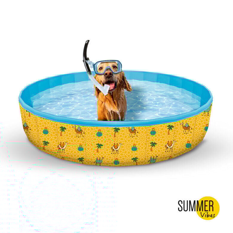 Summer Vibes - Piscine Jaune pour Chiens - M Image num&eacute;ro 2