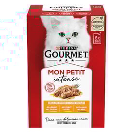 GOURMET - Sachets fraîcheurs MON PETIT à la Volaille pour Chats - 6x50g