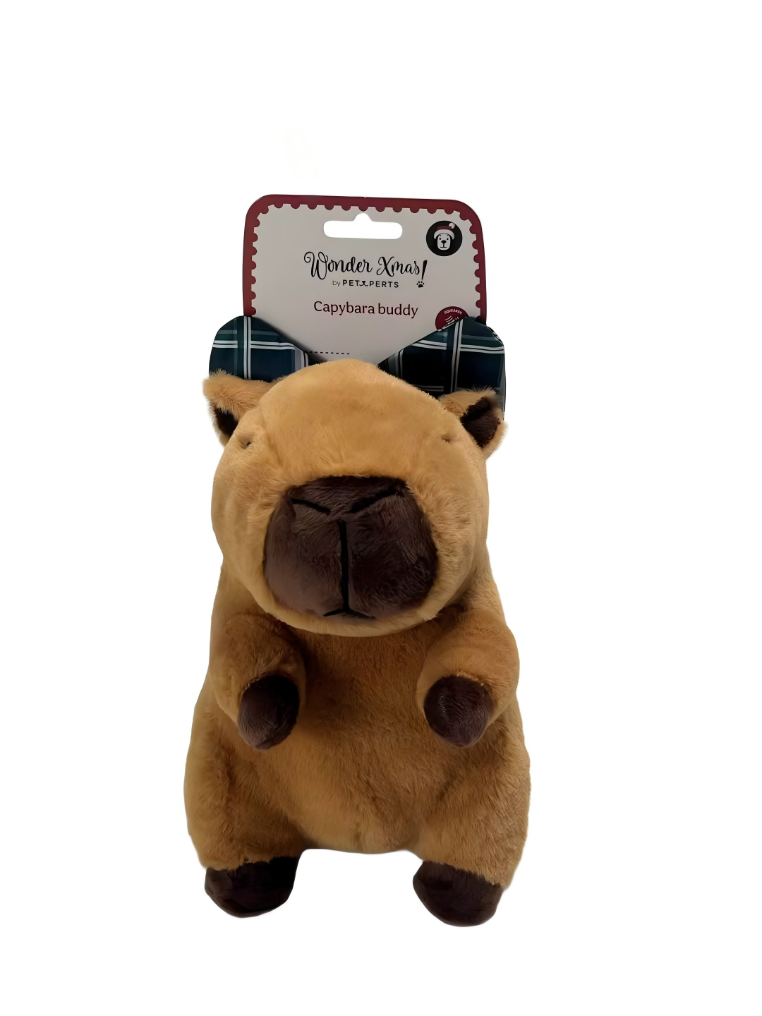 Wonder Christmas - Peluche Capybara - M Image num&eacute;ro 1