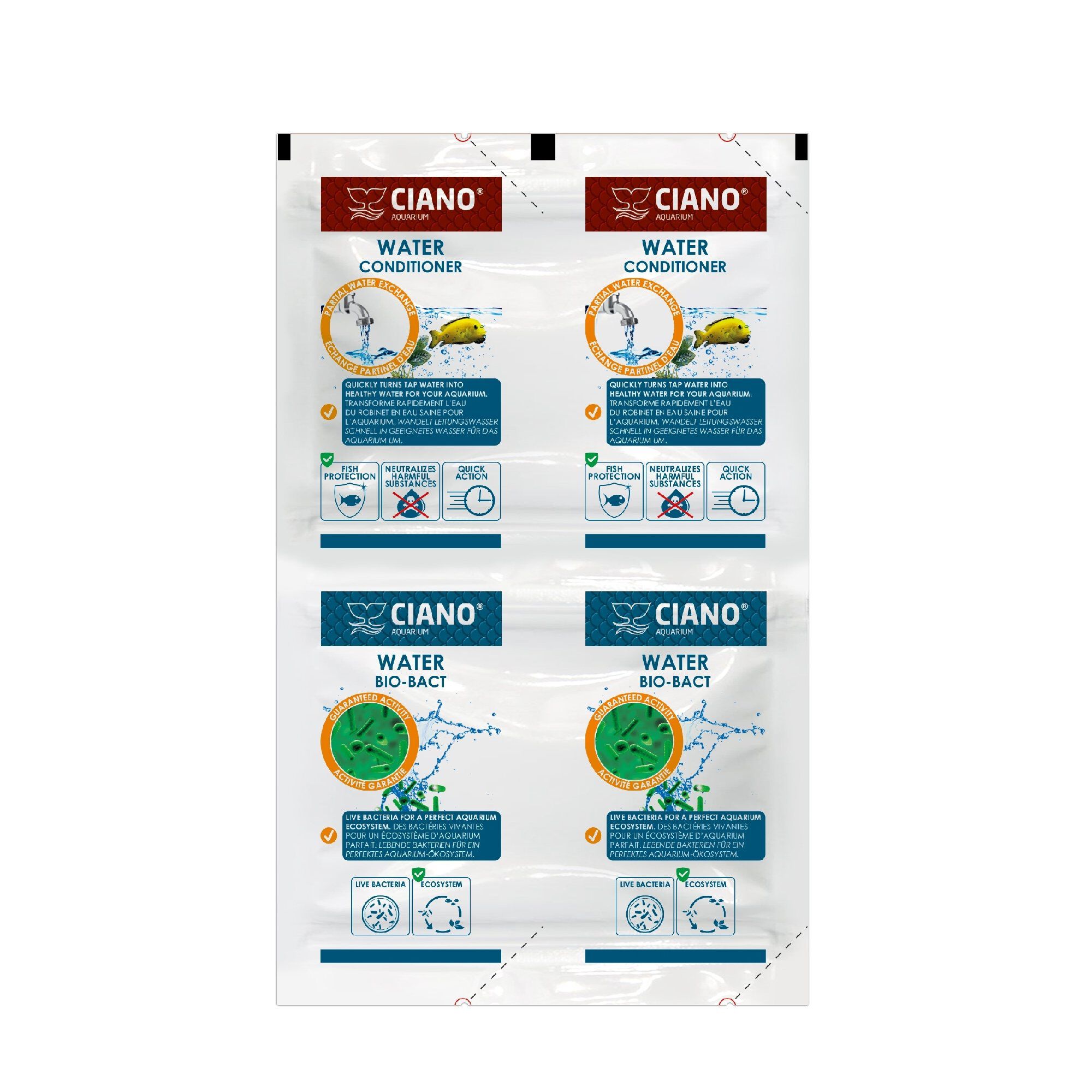 Ciano - Aquarium 60 LED - Blanc - 60X30X33,5CM Image num&eacute;ro 8