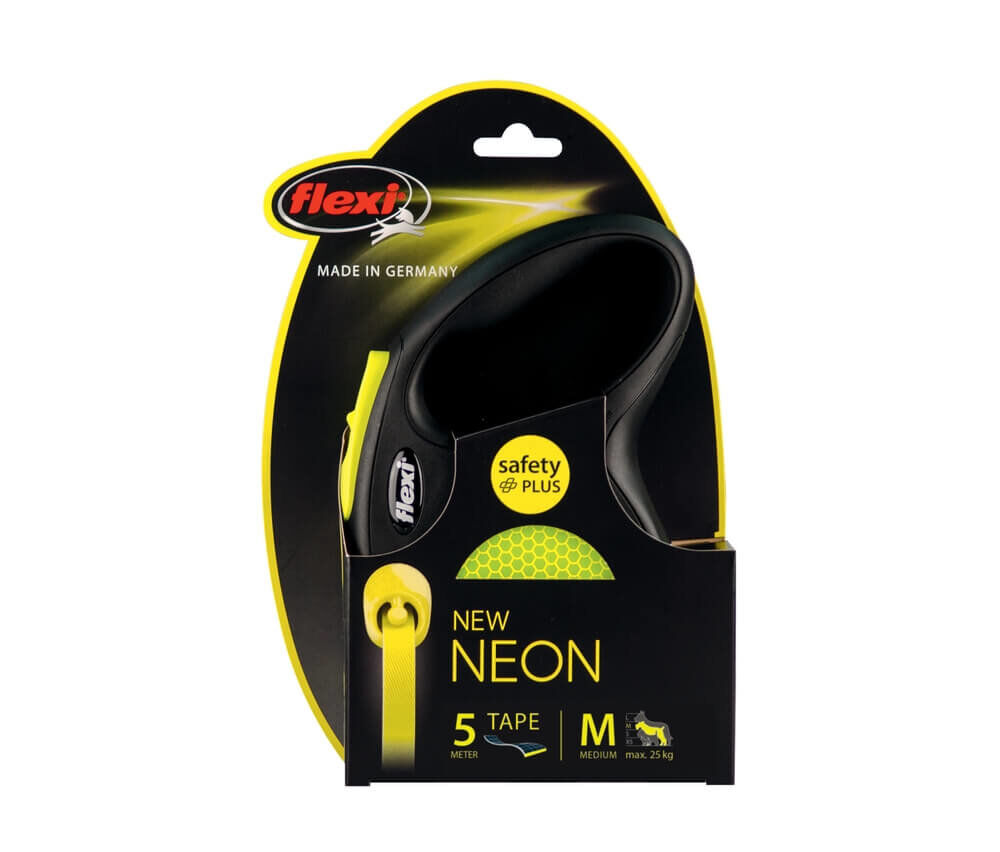 Flexi - Laisse New Neon Avec Sangle De 5m pour Chien - M 5m Image num&eacute;ro 5