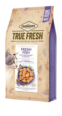 Carnilove - Croquettes True Fresh Adult au Poisson pour Chats - 1,8Kg