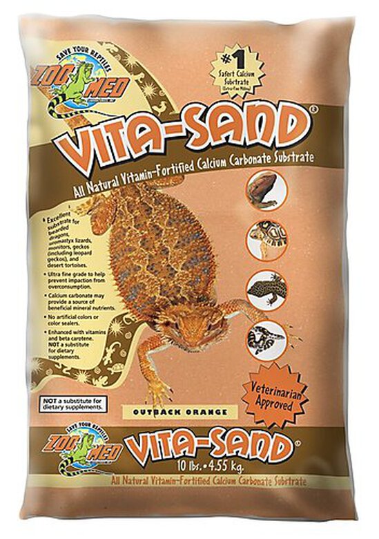 Zoomed - Sable Vita-Sand Outback Orange pour Reptiles - 4,5Kg image number null
