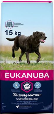 Eukanuba -  Croquettes Chien Mature Pour Grande Race Poulet 15kg