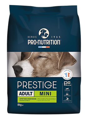 Pro-nutrition - Croquettes Prestige Mini Adult pour Chiens - 8Kg