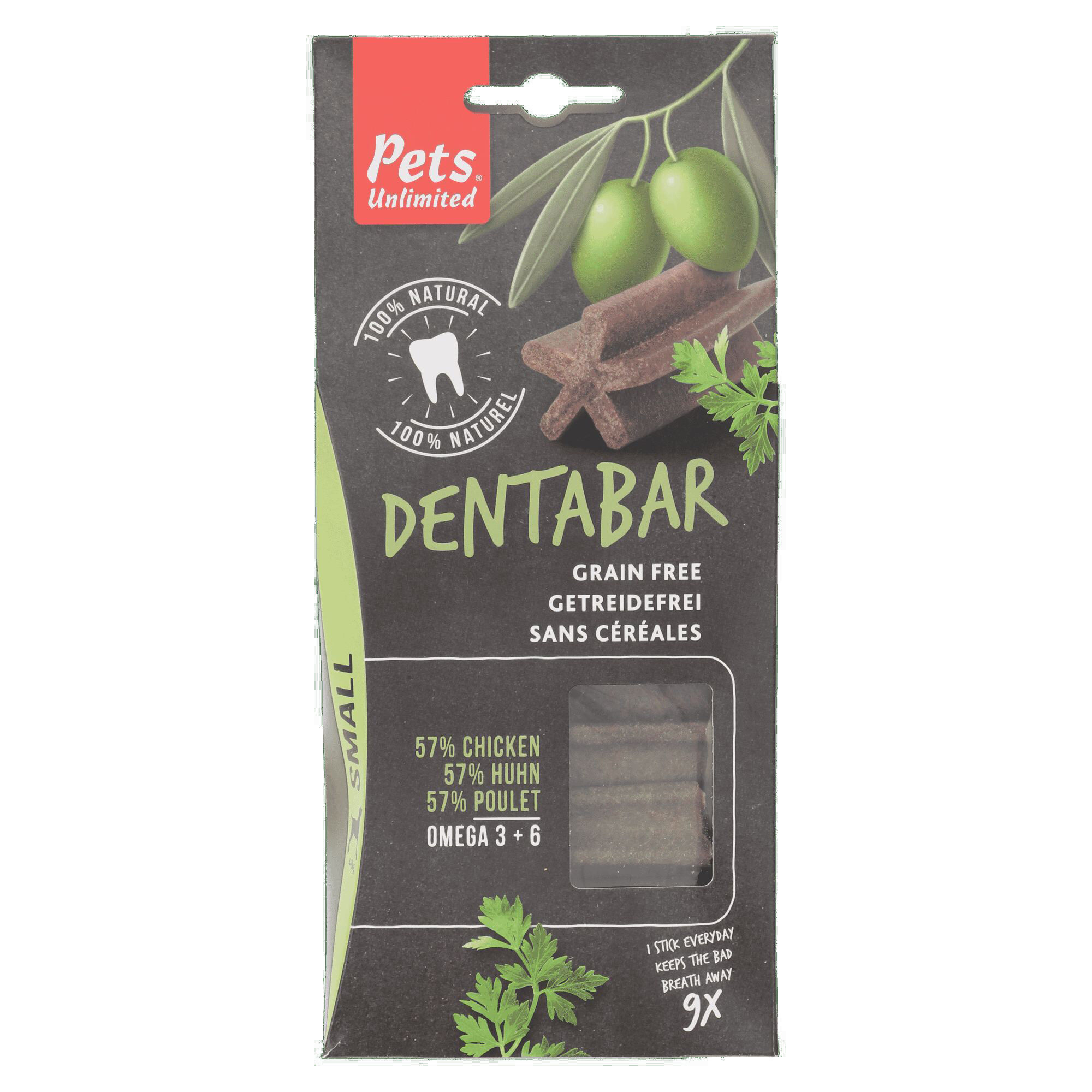 Pets Unlimited - B&acirc;tonnets &agrave; M&acirc;cher Dentabar pour Chien - S Image num&eacute;ro 1