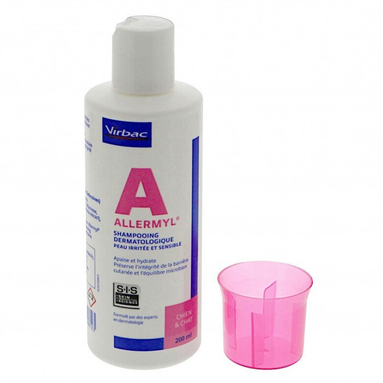 Virbac - Shampooing Allermyl Peau Irritée et Sensible pour Chiens et Chats - 500ml Image numéro 1 Virbac - Shampooing Allermyl Peau Irritée et Sensible pour Chiens et Chats - 500ml Image numéro 1