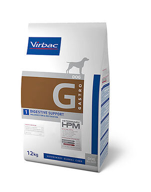 Virbac - Croquettes Veterinary HPM Gastro Digestive Support pour Chiens - 12Kg