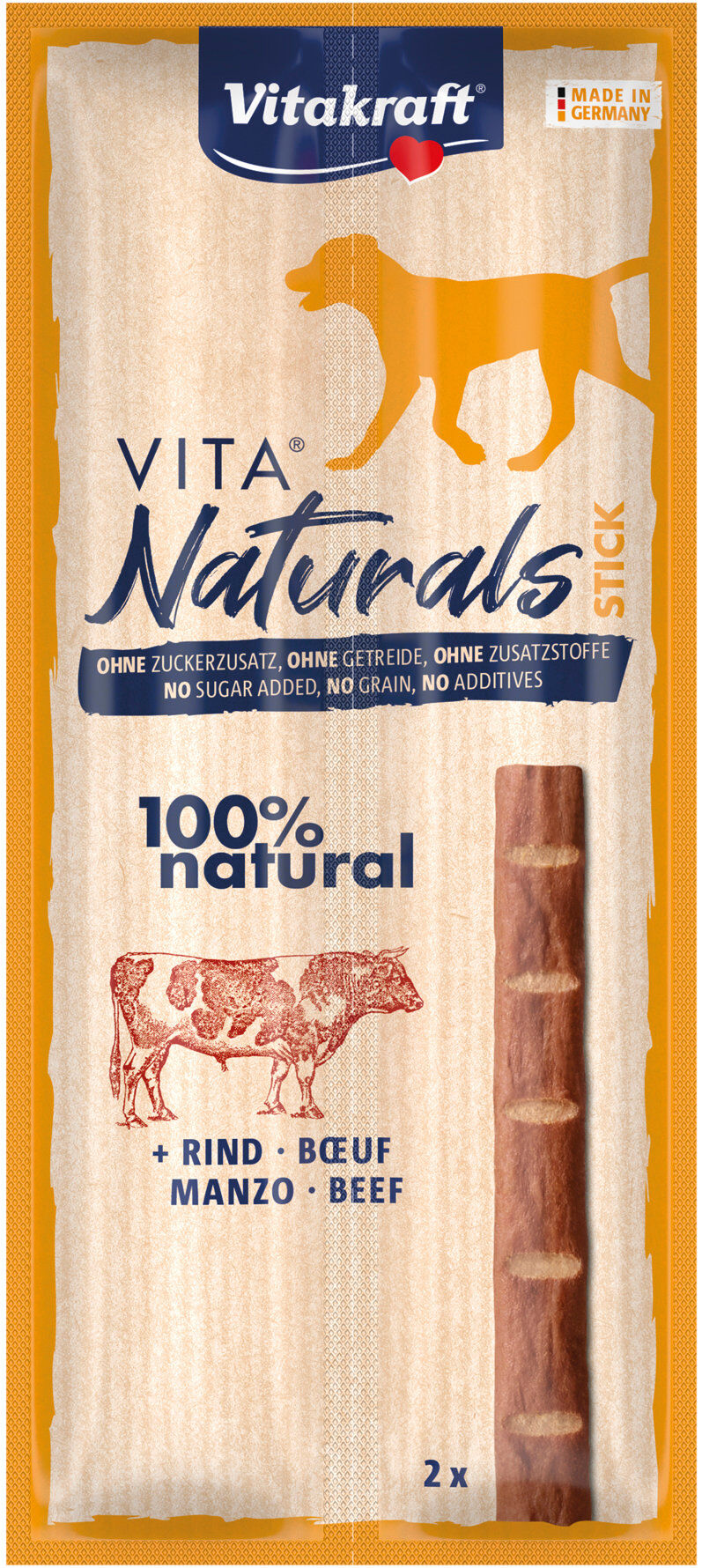 Vitakraft - Vita Naturals Stick B&oelig;uf pour Chien - X2 Image num&eacute;ro 1