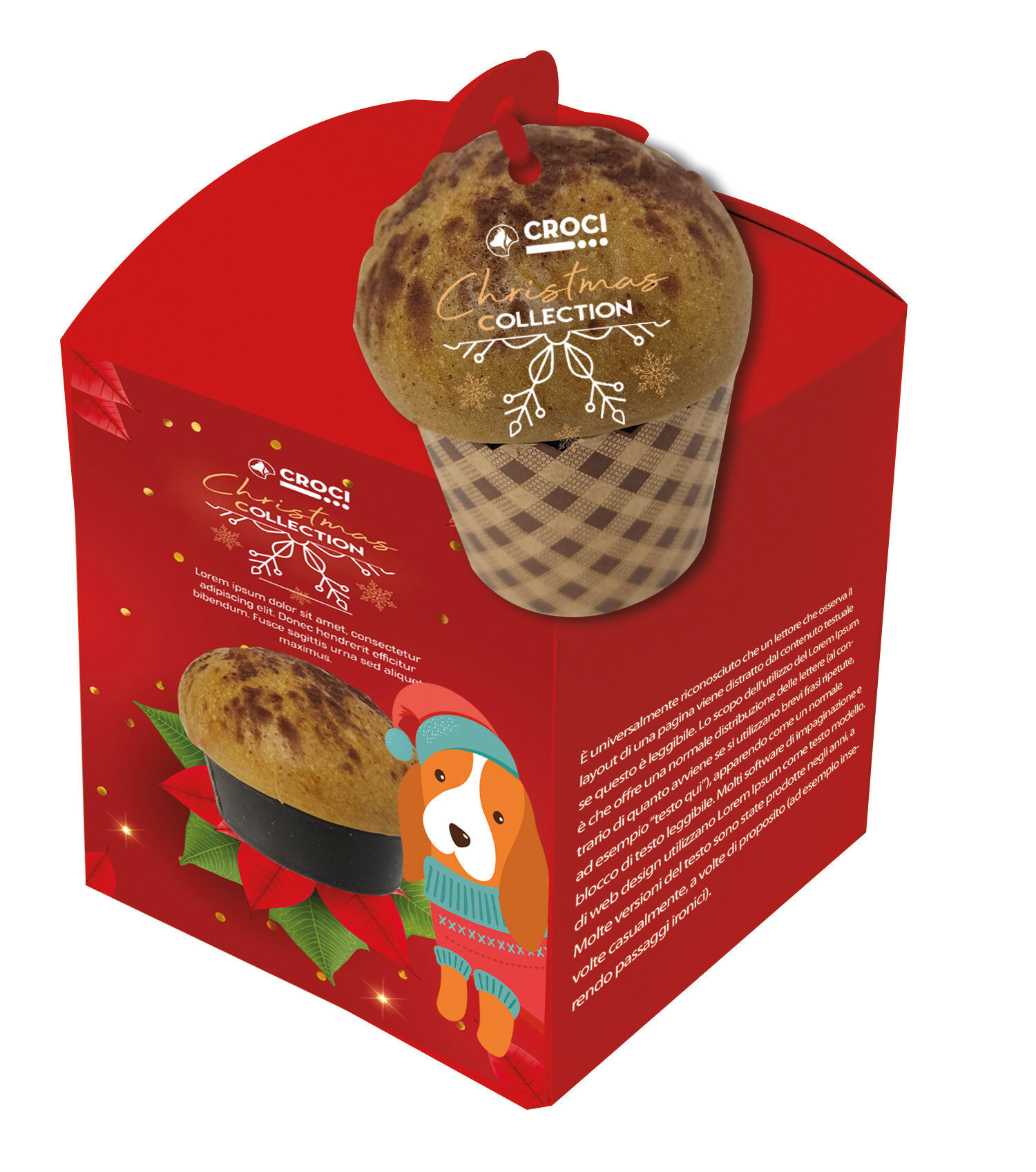Croci - Friandises SNACK XMAS PANETTONE pour Chiens - 6CM Image num&eacute;ro 2