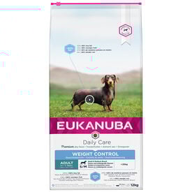 Eukanuba - Croquettes Daily Care Adulte Contrôle de Poids Pour Petites et Moyennes Races Poulet