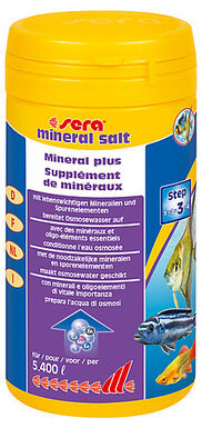 Sera - Conditionneur d'Eau avec Minéraux et Oligo-éléments Mineral Salt pour Aquarium - 270g