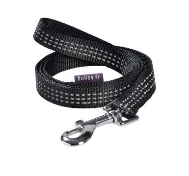 Bobby - Laisse Safe Noire pour Chiens
