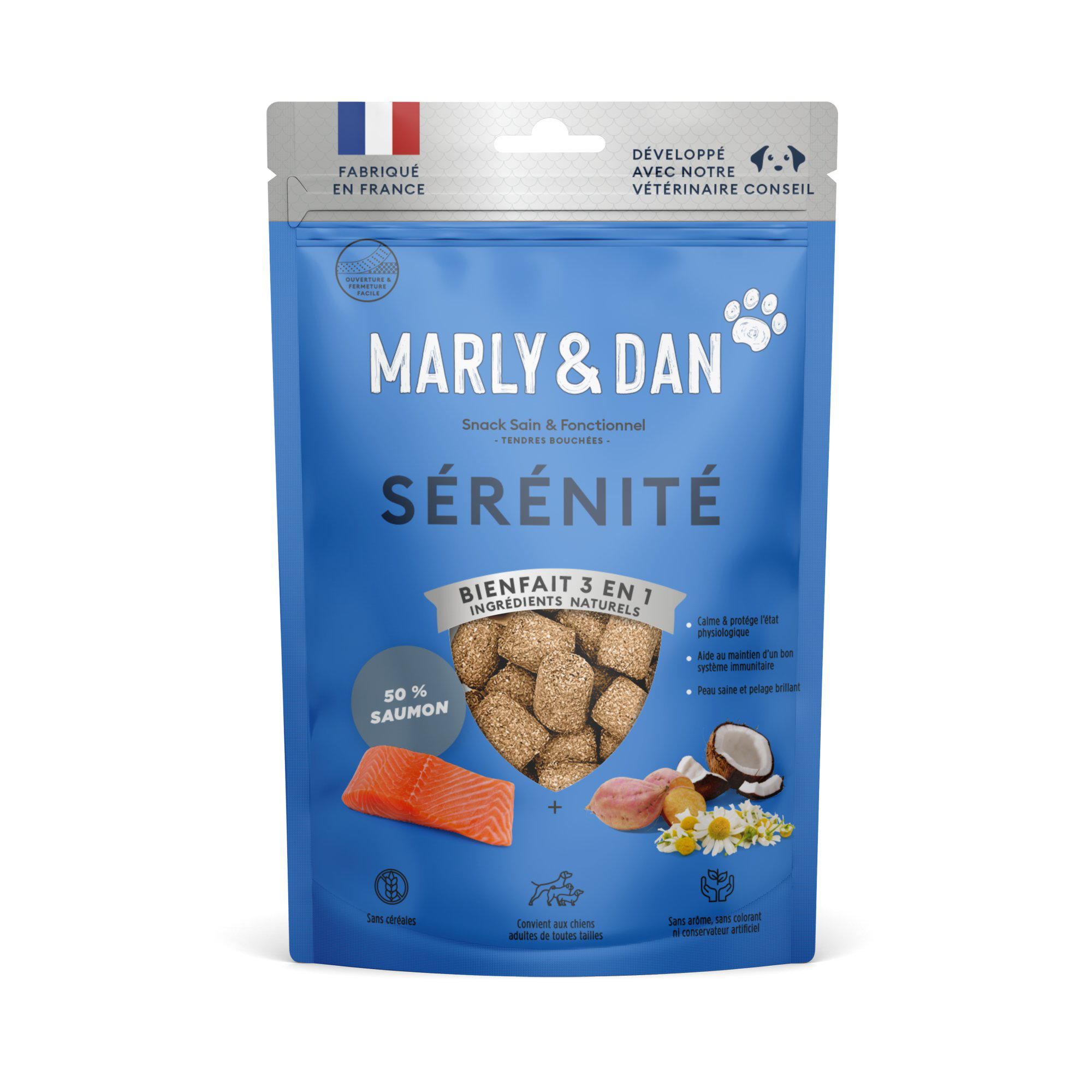 Marly & Dan - Tendres Bouch&eacute;es S&eacute;r&eacute;nit&eacute; - 100g Image num&eacute;ro 1