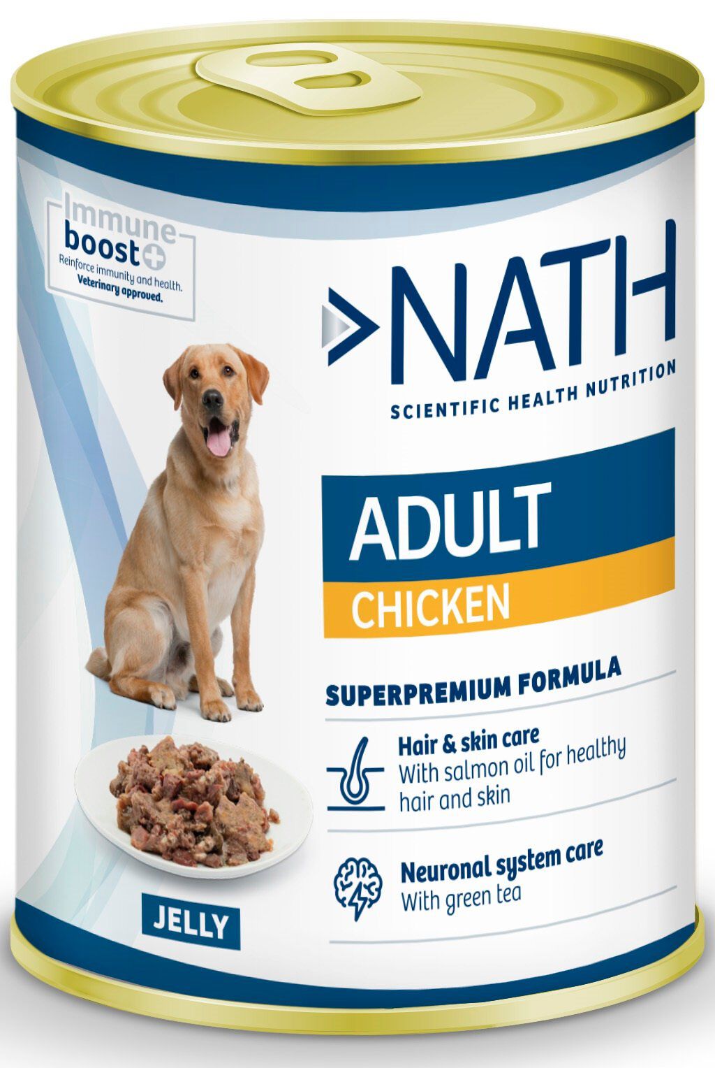 Nath - P&acirc;t&eacute;e Poulet pour Chiens - 400g Image num&eacute;ro 1