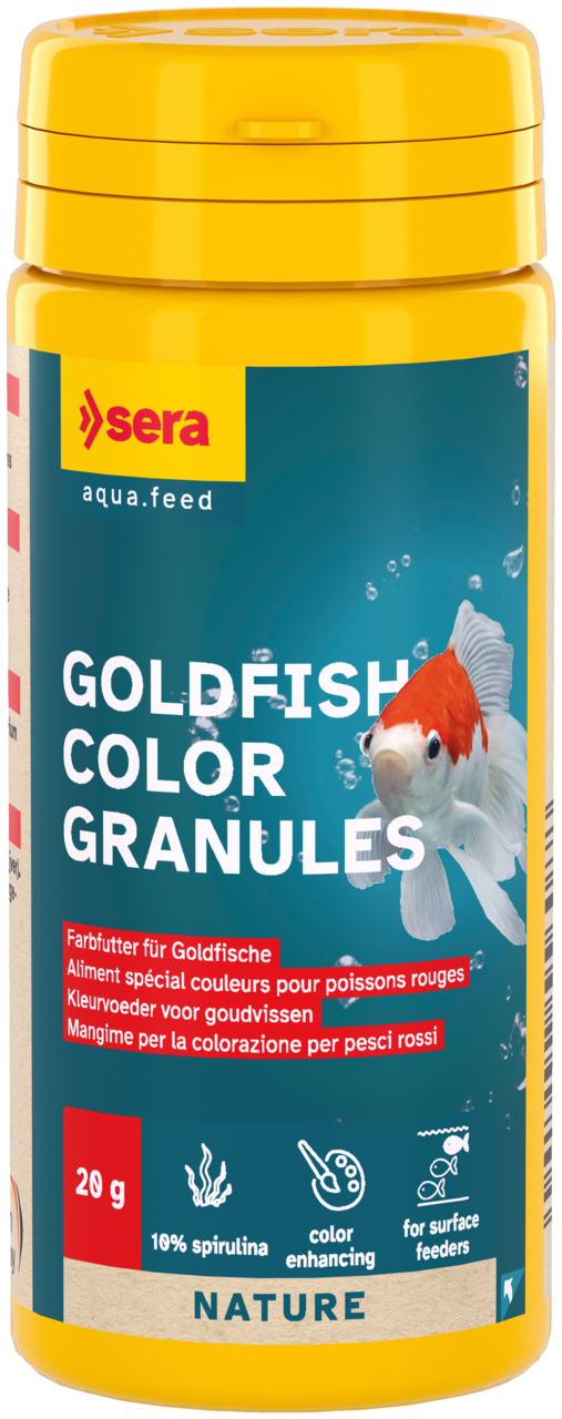 Sera - Granul&eacute;s Goldfish Color Granules pour Poissons Rouges - 20g/50 ml Image num&eacute;ro 1