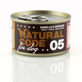 Natural Code - Pâtée Agneau et légumes 05 pour Chiens - 90g Natural Code - Pâtée Agneau et légumes 05 pour Chiens - 90g