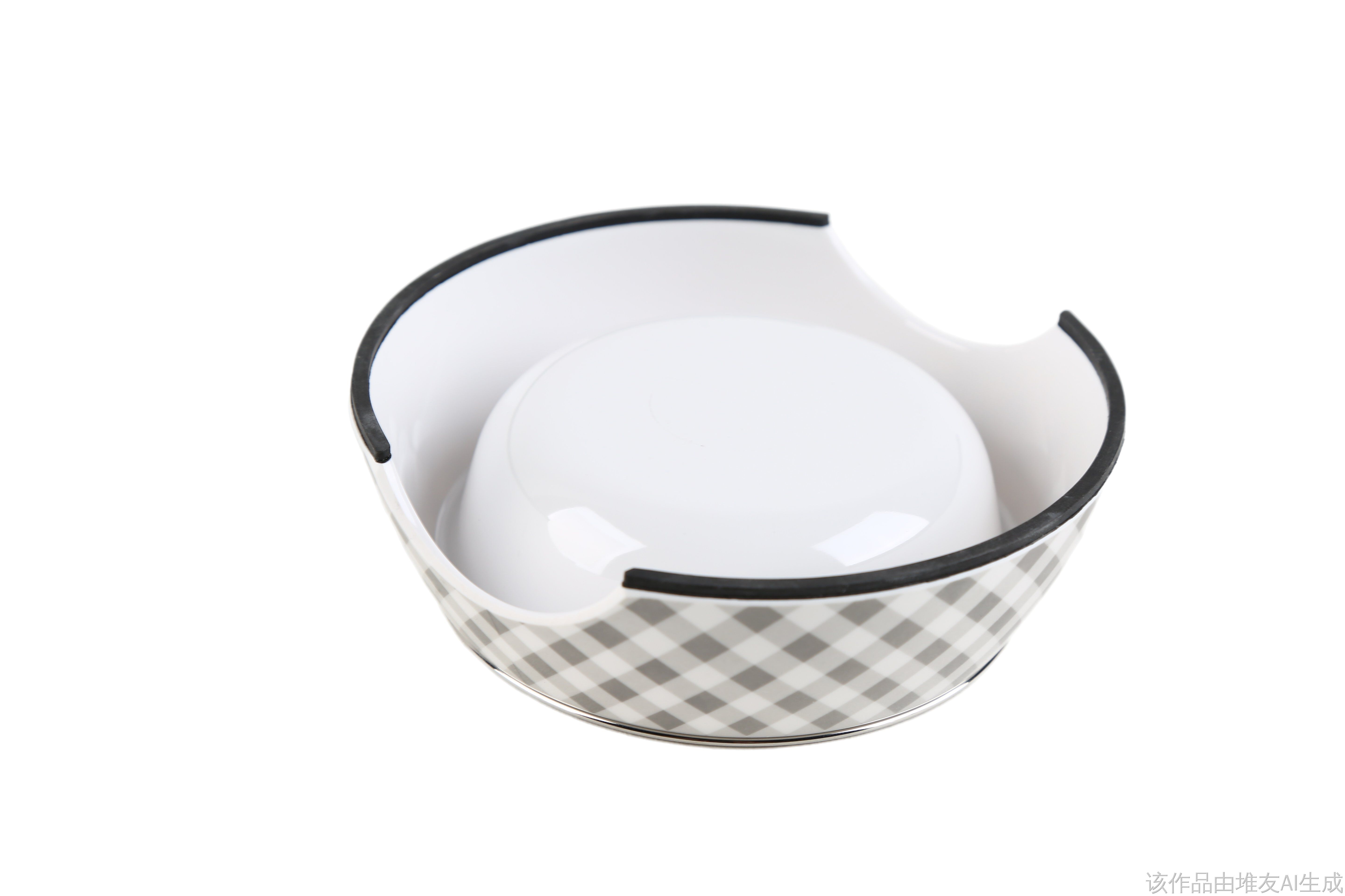 Leeby - Gamelle Premium Vichy pour Chien - M Image num&eacute;ro 2