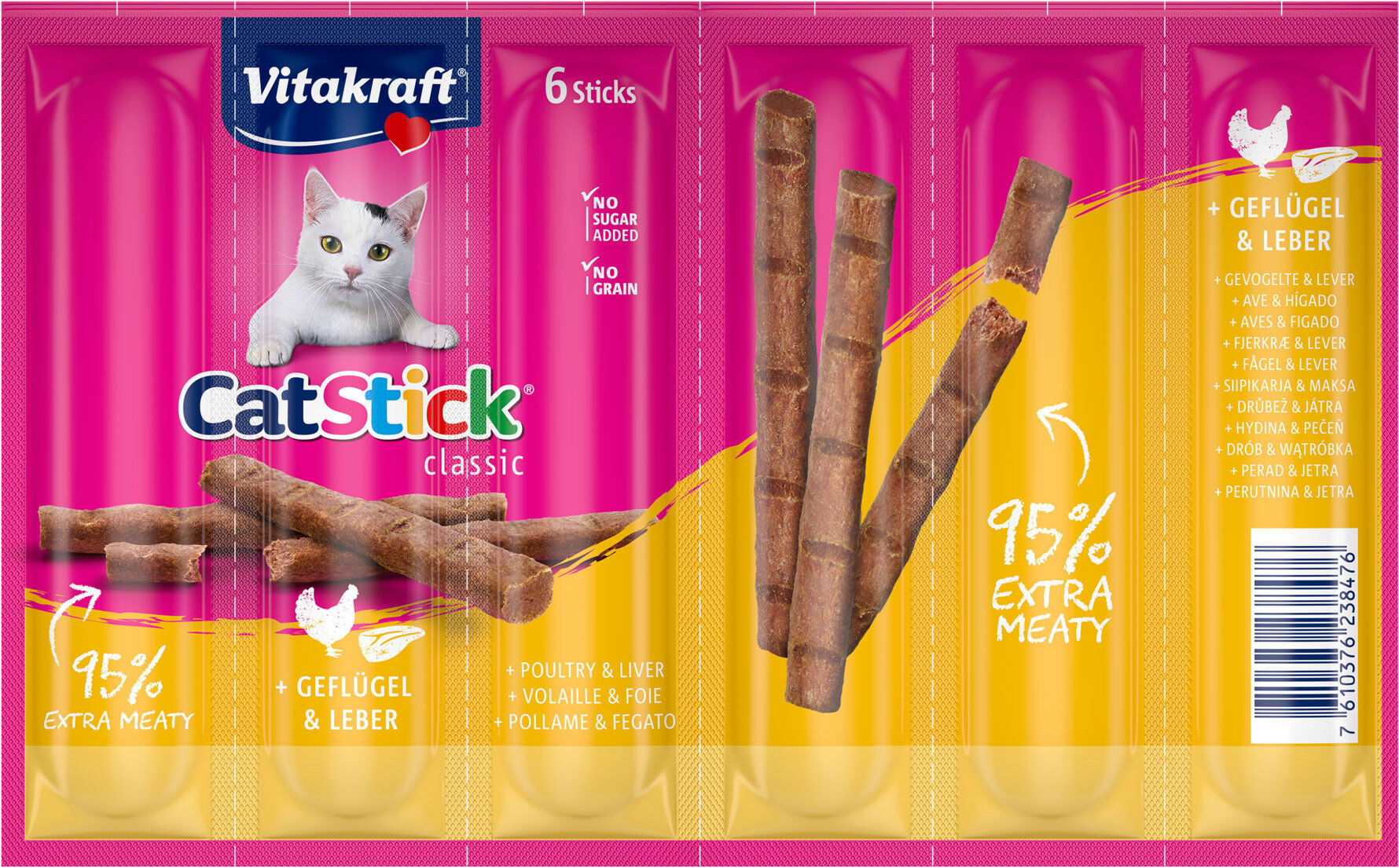 Vitakraft - Cat Stick Volaille et Foie - x6 Image num&eacute;ro 1