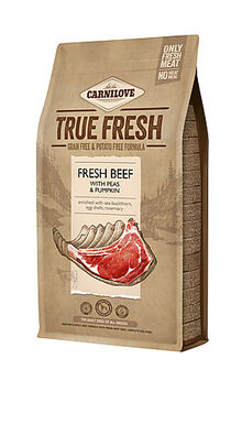 Carnilove - Croquettes True Fresh Adult au Bœuf pour Chiens - 1,4Kg