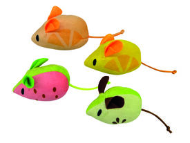 Croci - Jouet Summer Fruit Souris pour Chats - 7cm