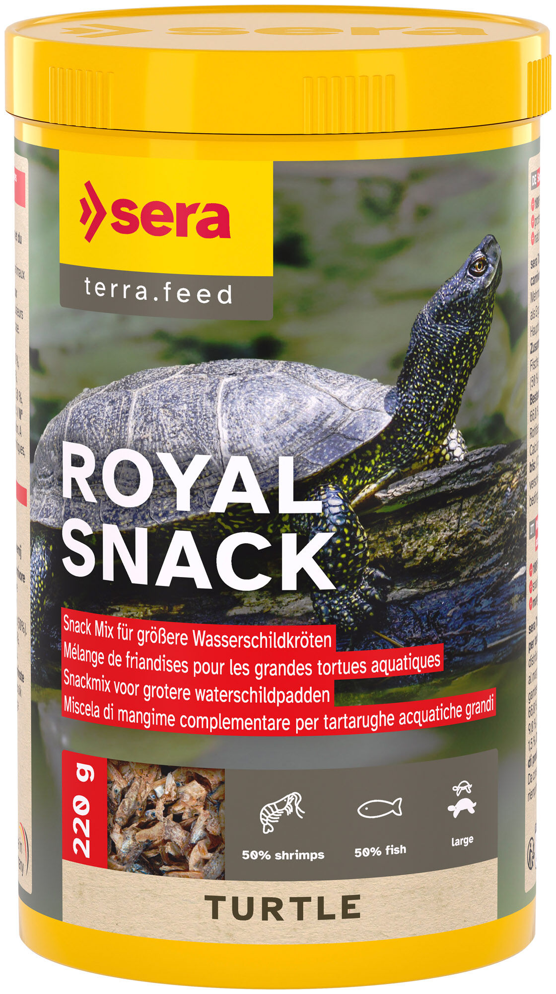 Sera - Friandises Royal Snack pour Tortues Aquatiques - 1L/220g Image num&eacute;ro 1